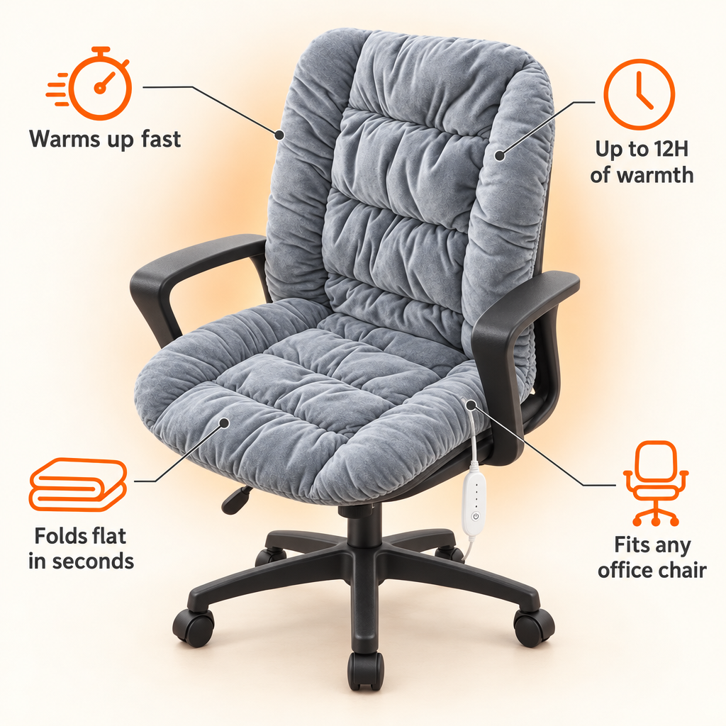 Heated cushion features and dimensions