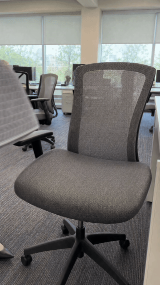 Heated chair cushion demonstration